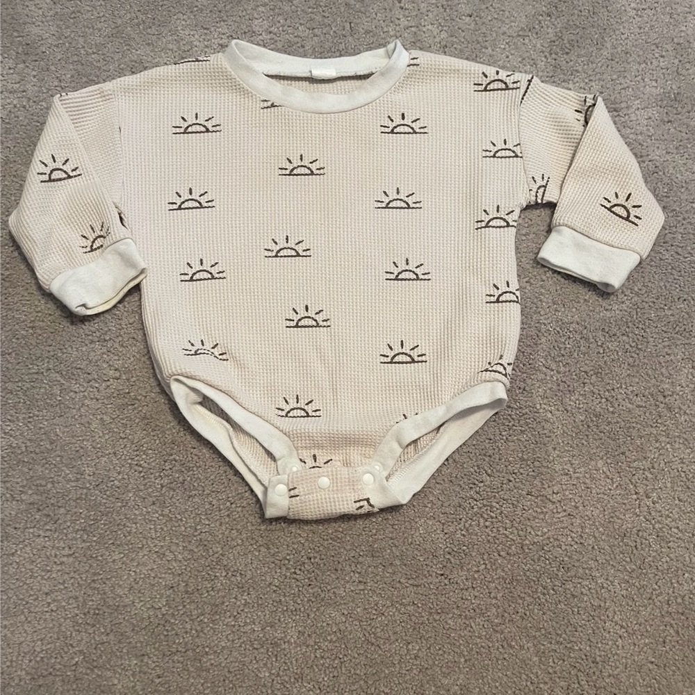 Sunshine Patterned Kids Bodysuit